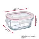 Glas-Frischhaltedose