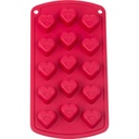 Silikon-Pralinenform »Herz«, rot