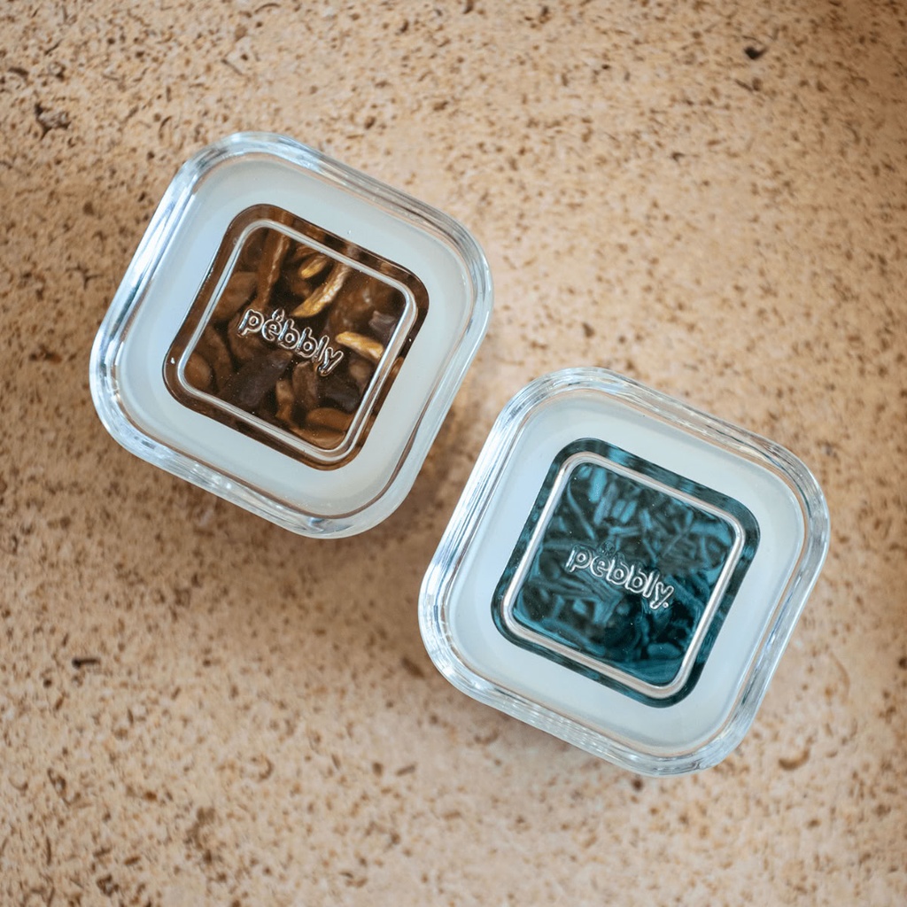 Gewürzdosen 2er-Set quadratisch