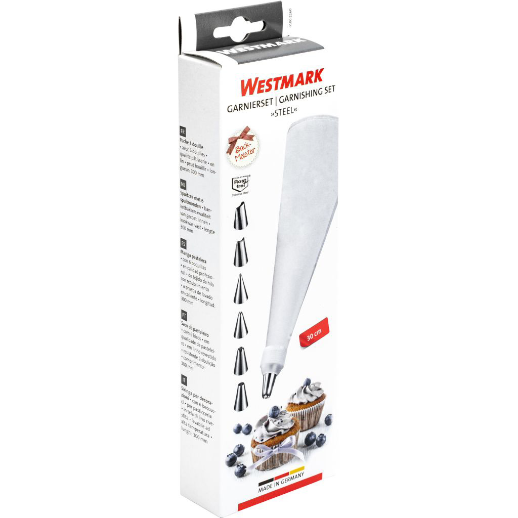 Garnierset »Steel«, 8 tlg.