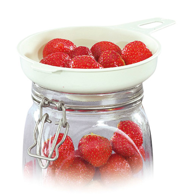 Einmachtrichter, weiß, PP