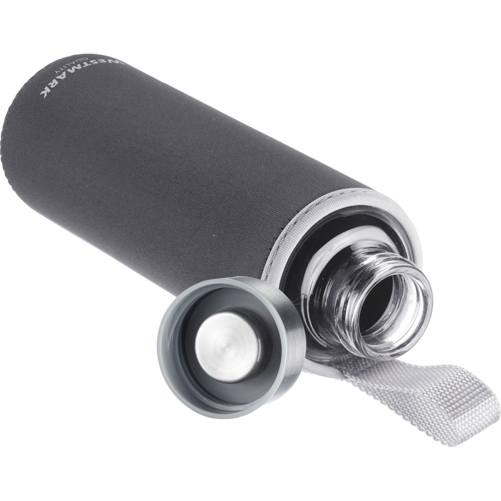 Trinkflasche »Viva« aus Glas mit Cover