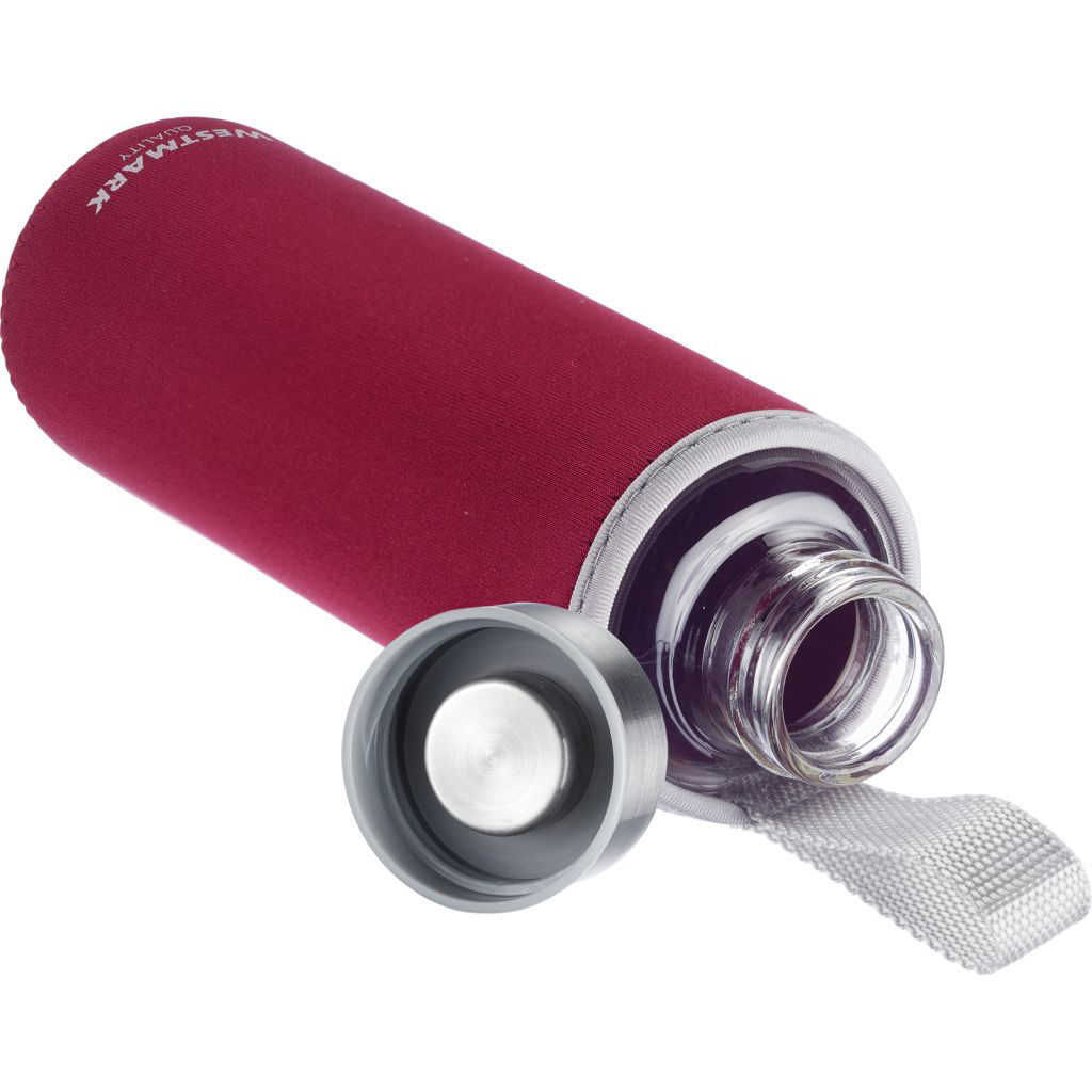 Trinkflasche »Viva« aus Glas mit Cover