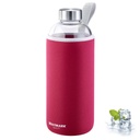 Trinkflasche »Viva« aus Glas mit Cover