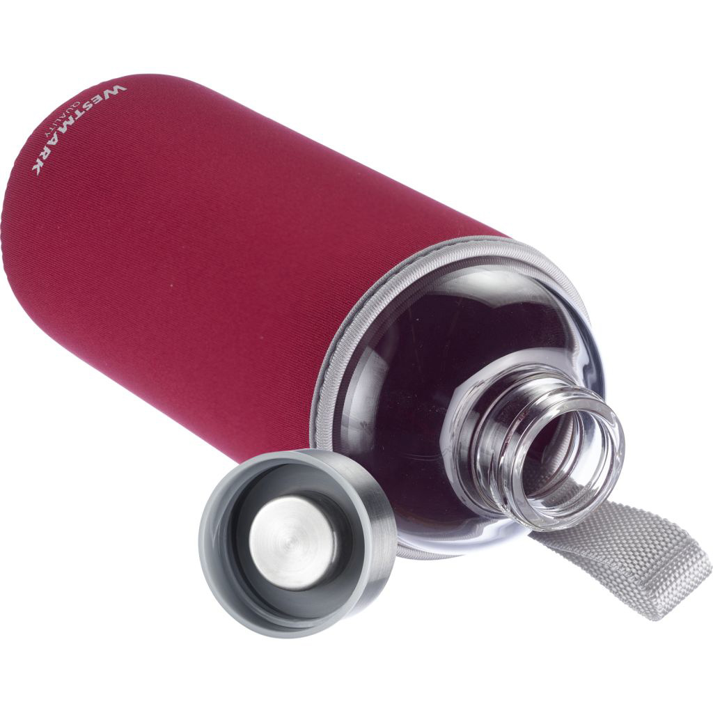 Trinkflasche »Viva« aus Glas mit Cover