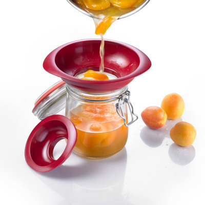 Einmachtrichter »Twix«, rot, PP