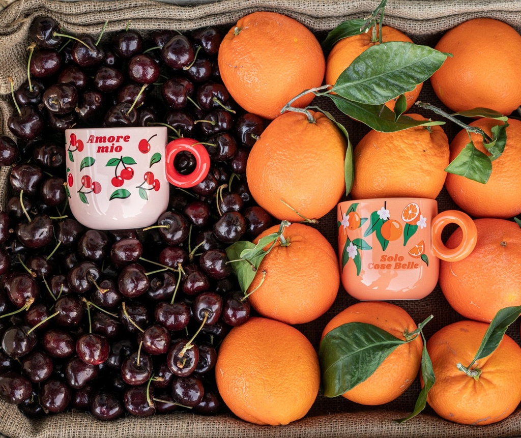 Mercato Della Frutta Becher 2er-Set – Gemischte Früchte