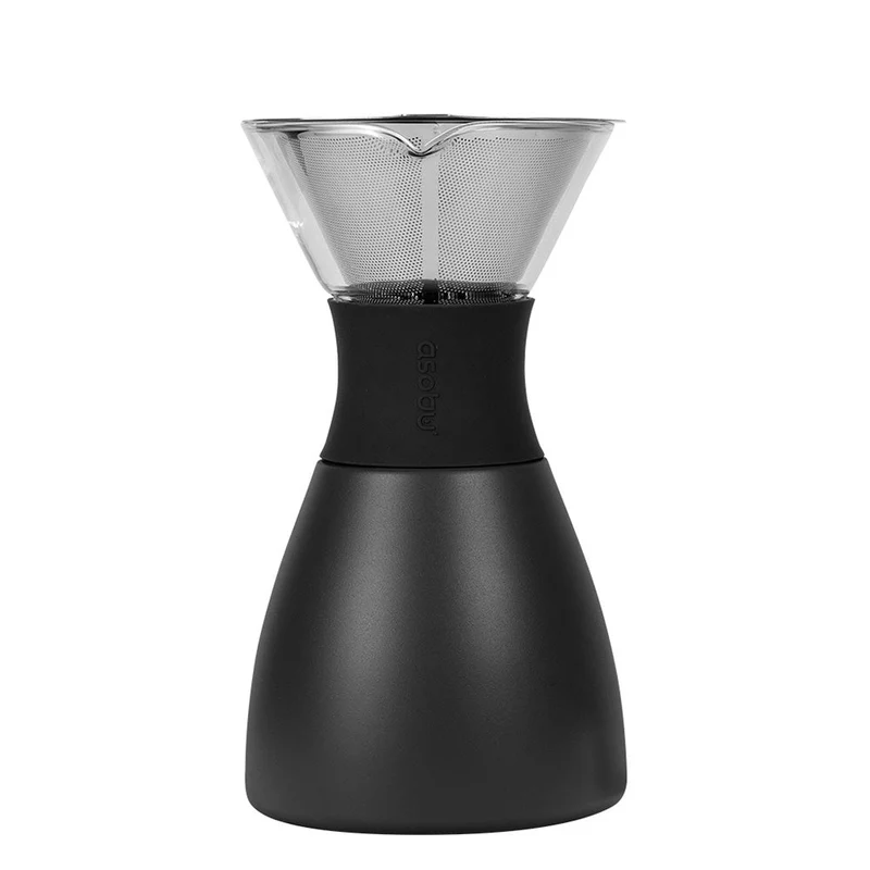 Kaffeemaschine Pour Over Schwarz