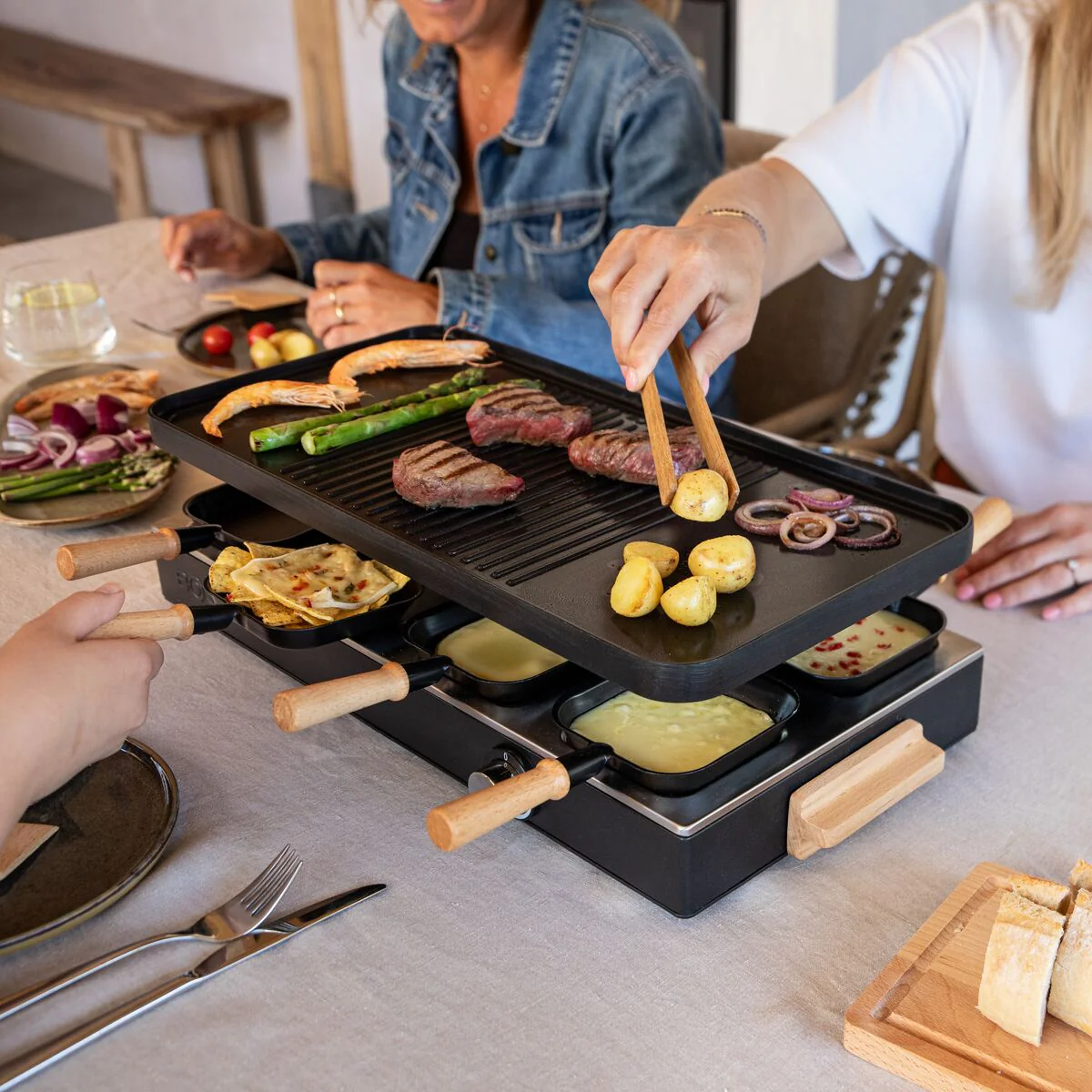 Raclette Gourmet Party 8 Personen