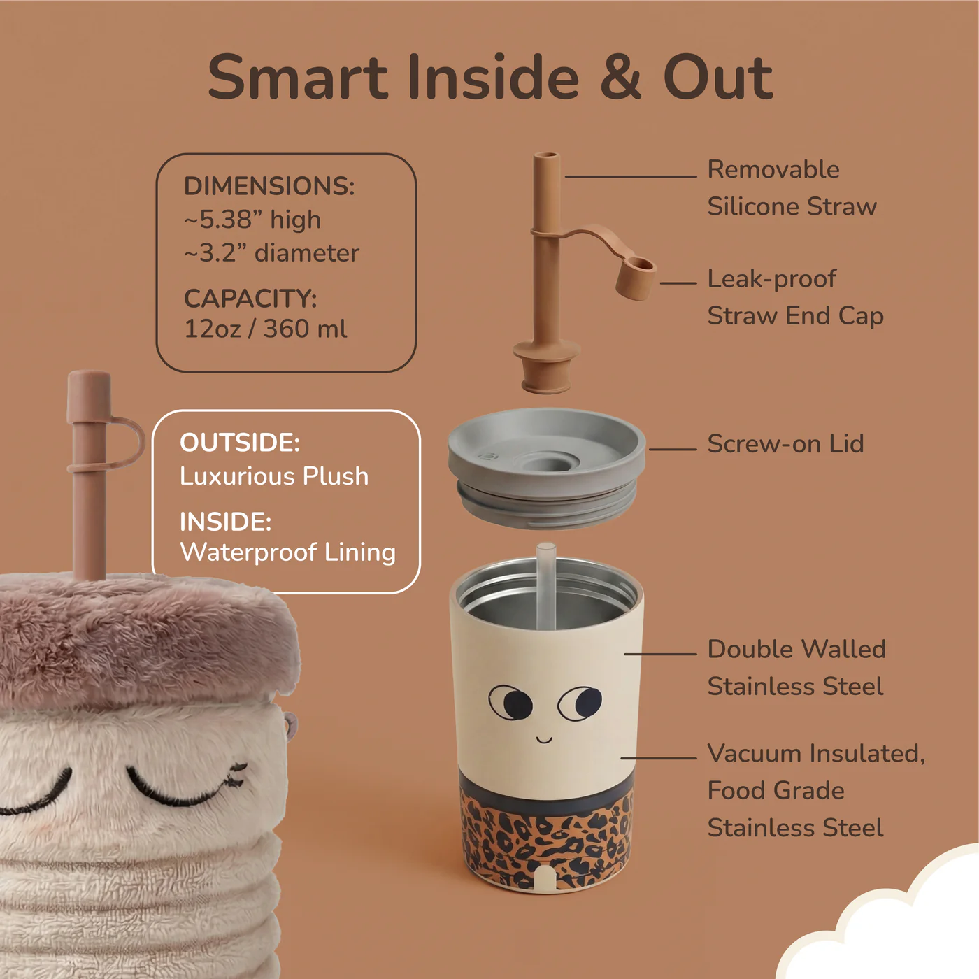 Isolierbecher Brewster, der Kühne-Fuzzie, 360 ml