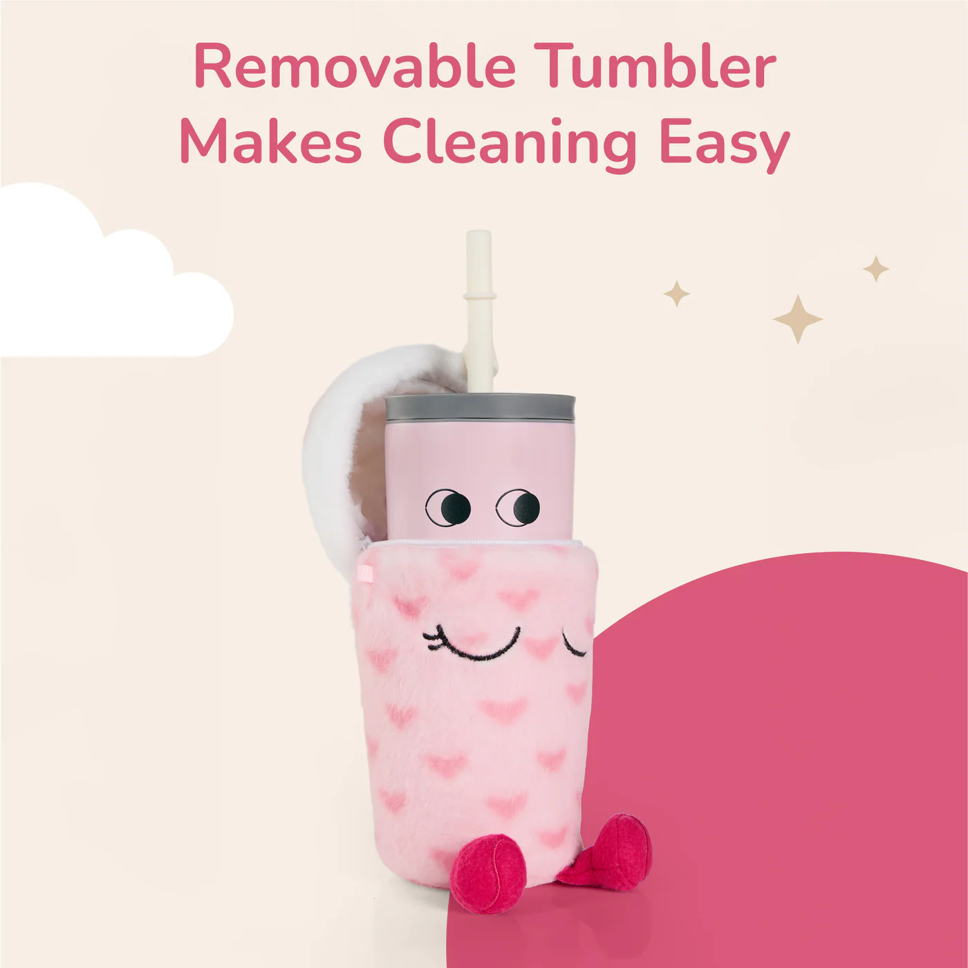 Isolierbecher Lulu, der Liebeskäfer-Fuzzie, 360 ml