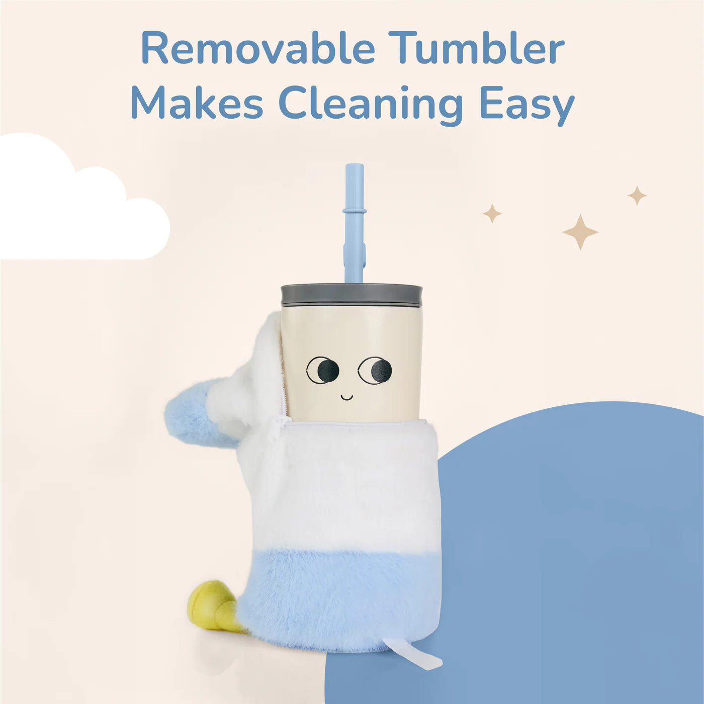 Isolierbecher Millie, der Sanfte-Fuzzie, 360 ml