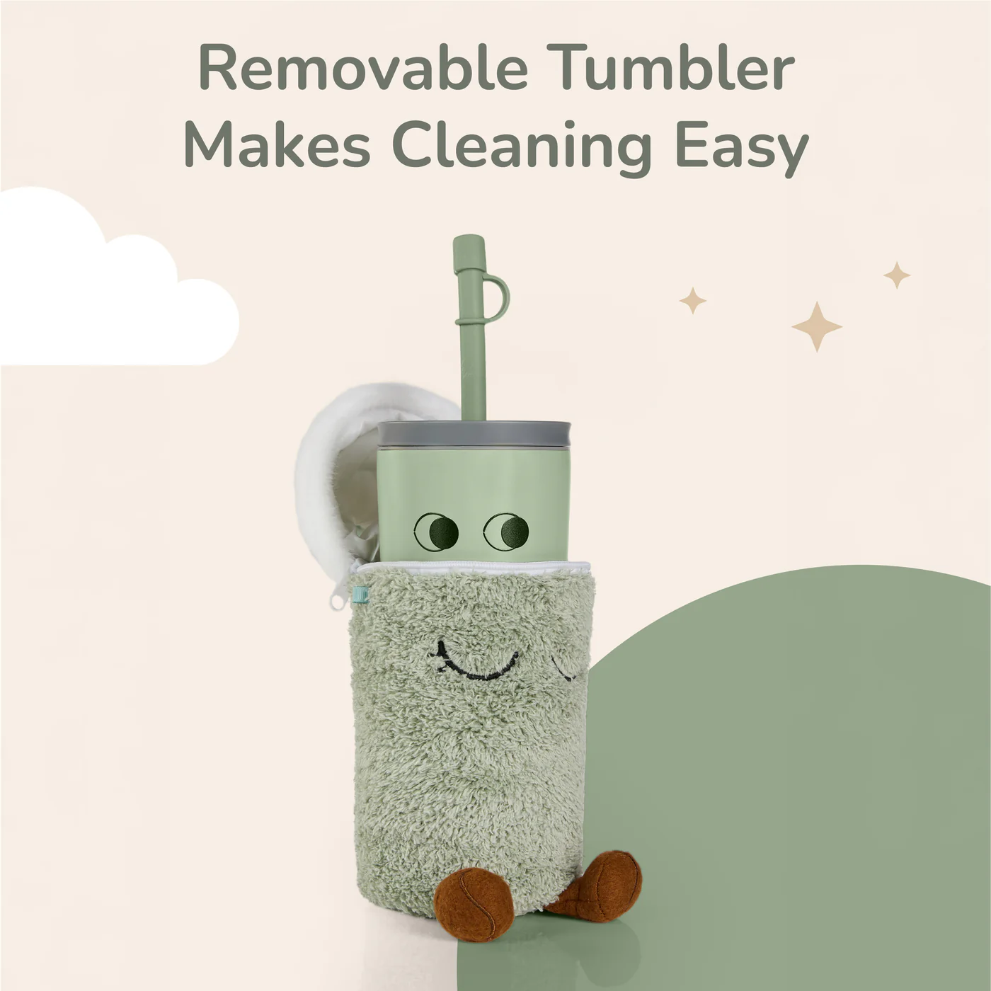 Isolierbecher Mimi, der Achtsame-Fuzzie, 360 ml