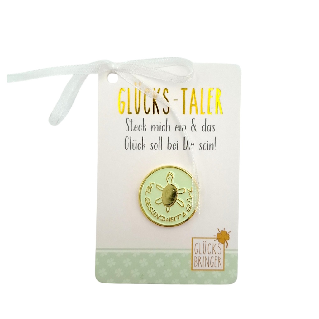 SET Glücks-Münzen bunt im Display, 50 Stk, 5-fach sort