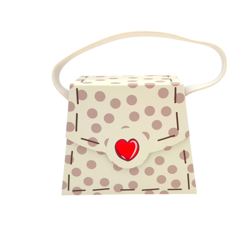 SET Liebe Mini Handtaschen-Geschenkschachtel, 4-fach (16 Stk