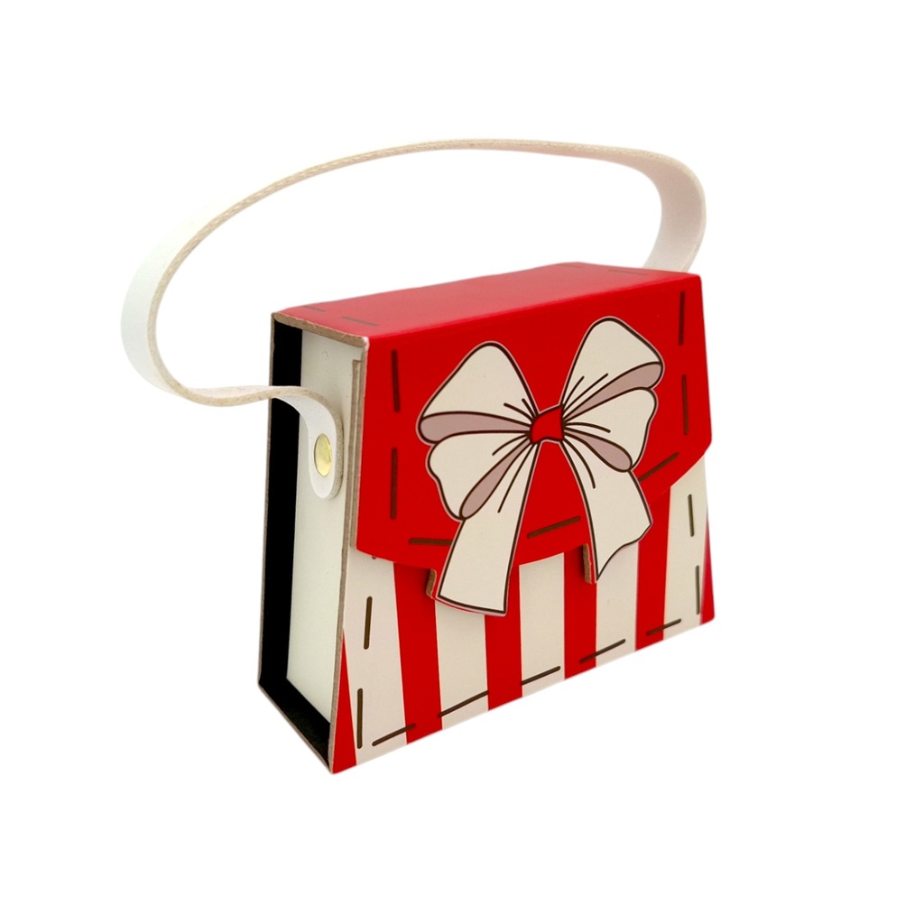 SET Liebe Mini Handtaschen-Geschenkschachtel, 4-fach (16 Stk