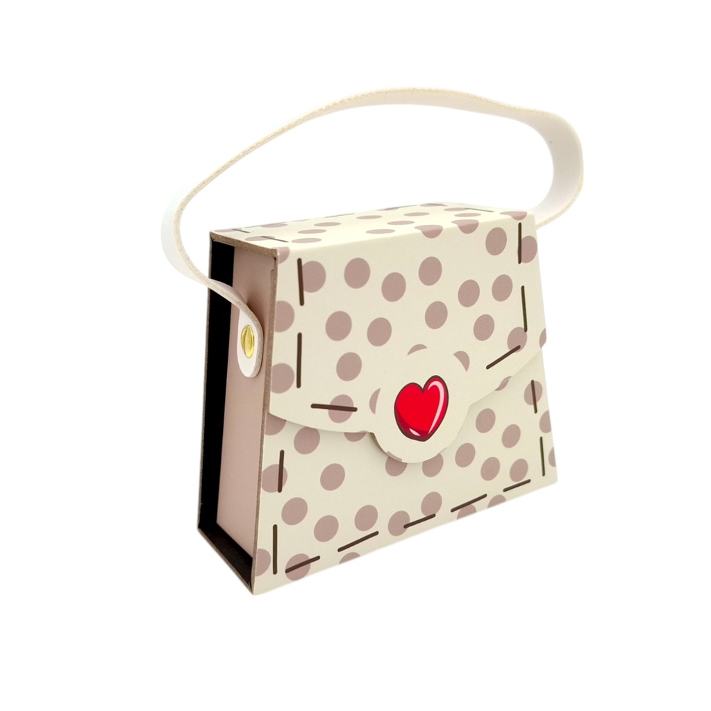 SET Liebe Mini Handtaschen-Geschenkschachtel, 4-fach (16 Stk
