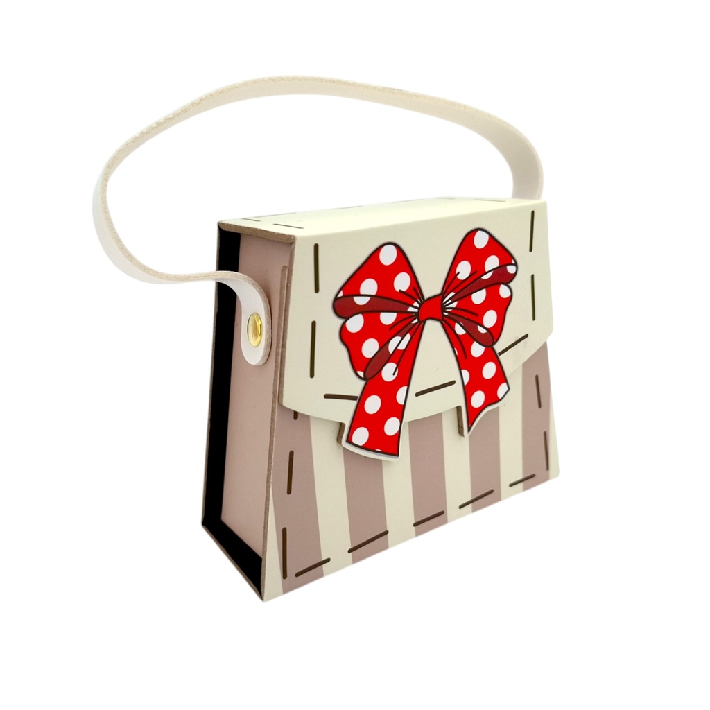 SET Liebe Mini Handtaschen-Geschenkschachtel, 4-fach (16 Stk