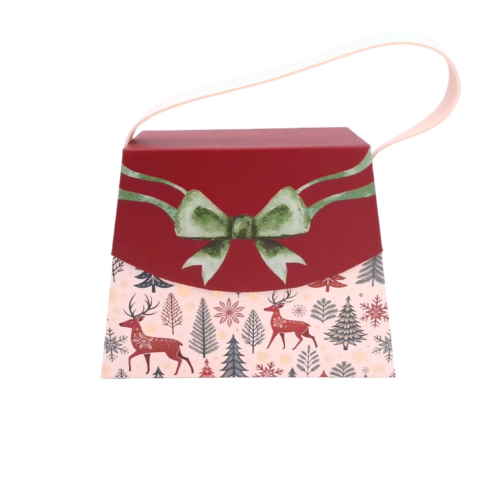Handtaschen-Geschenkschachtel, Weihnachts-Freude