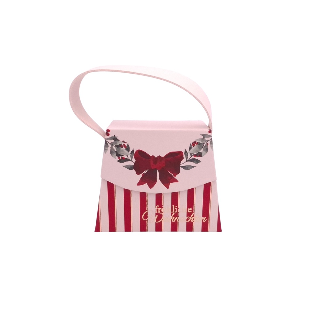 Mini Handtaschen-Geschenkschachtel,fröhliche Weihn.