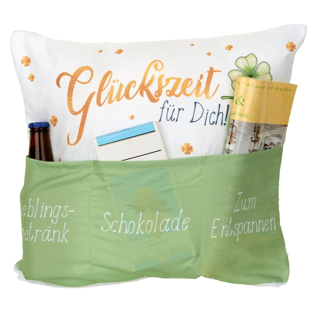 Sofahelden Kissen "Glückszeit"