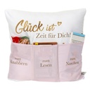 Sofahelden Kissen "Glück ist Zeit"
