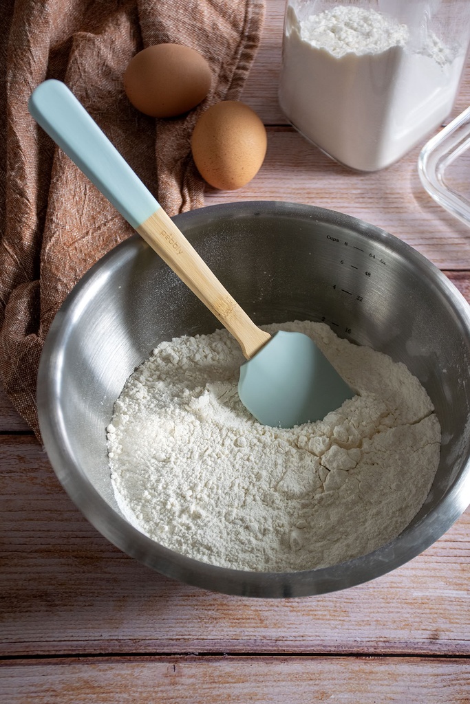 Teigspachtel Bambus/Silikon 25 cm