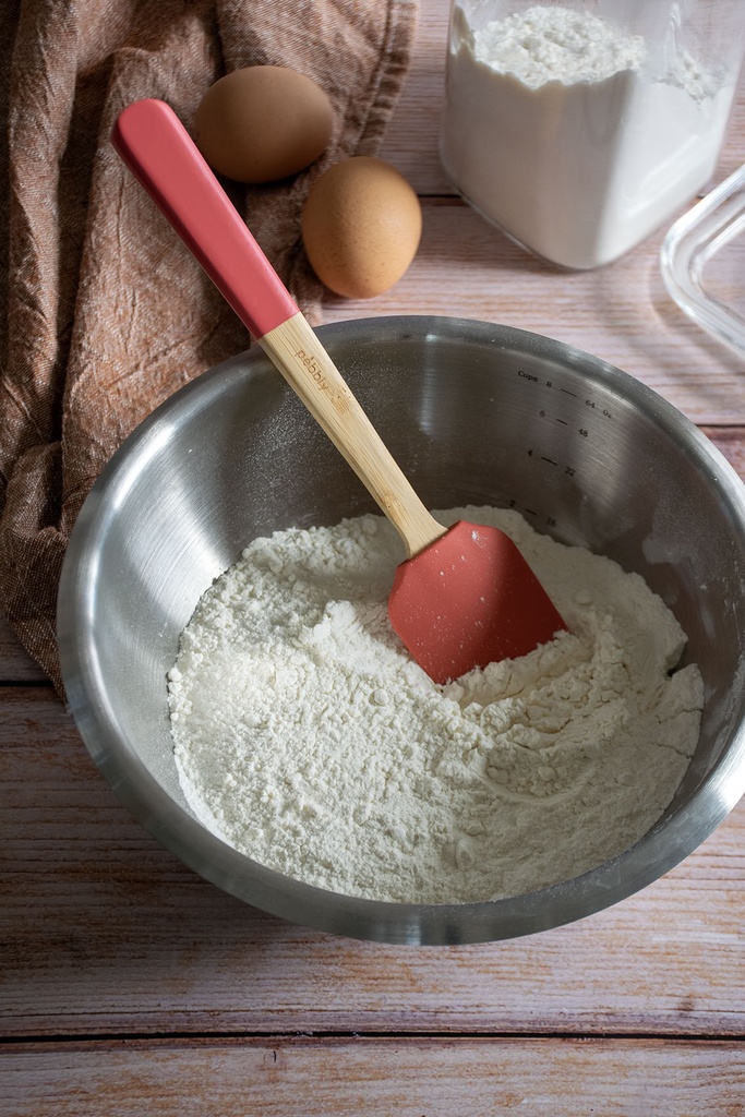 Teigspachtel Bambus/Silikon 25 cm