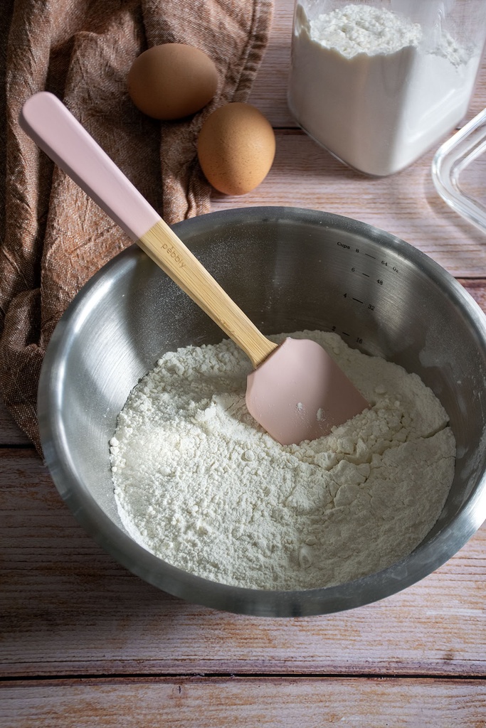 Teigspachtel Bambus/Silikon 25 cm