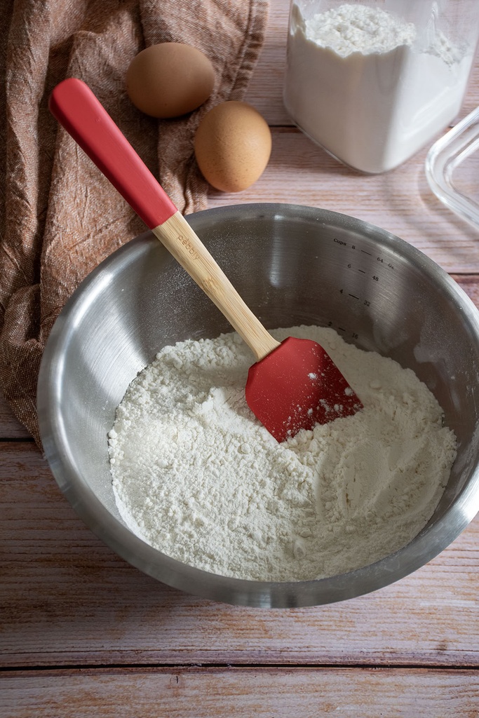 Teigspachtel Bambus/Silikon 25 cm