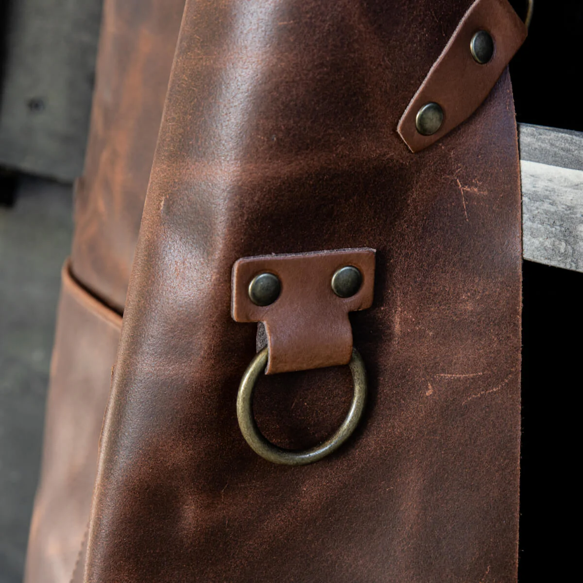 Mr. Smith Lederschürze Pocket 