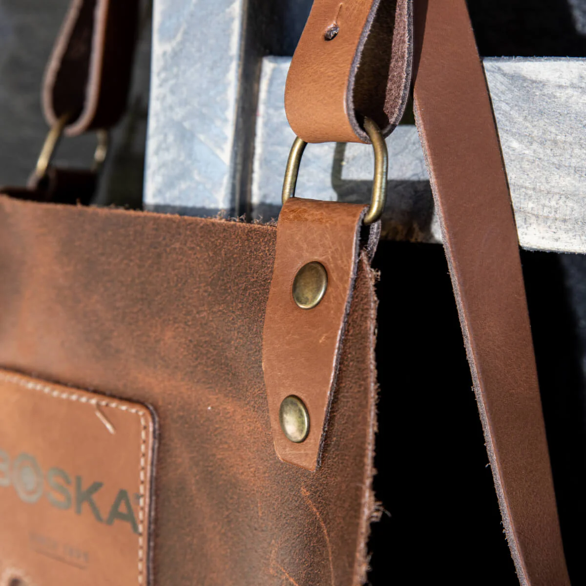 Mr. Smith Lederschürze Pocket 