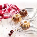 6er Silikon-Küchlein-Backform »Trio«, rot