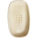 Set Gärkörbchen oval, mit Ähre, 34 x 20,5 x 8 cm, mit Bezug