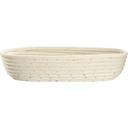 Set Gärkörbchen oval, mit Ähre, 34 x 20,5 x 8 cm, mit Bezug