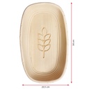 Set Gärkörbchen oval, mit Ähre, 34 x 20,5 x 8 cm, mit Bezug