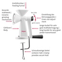 Mohnmühle »Poppy«