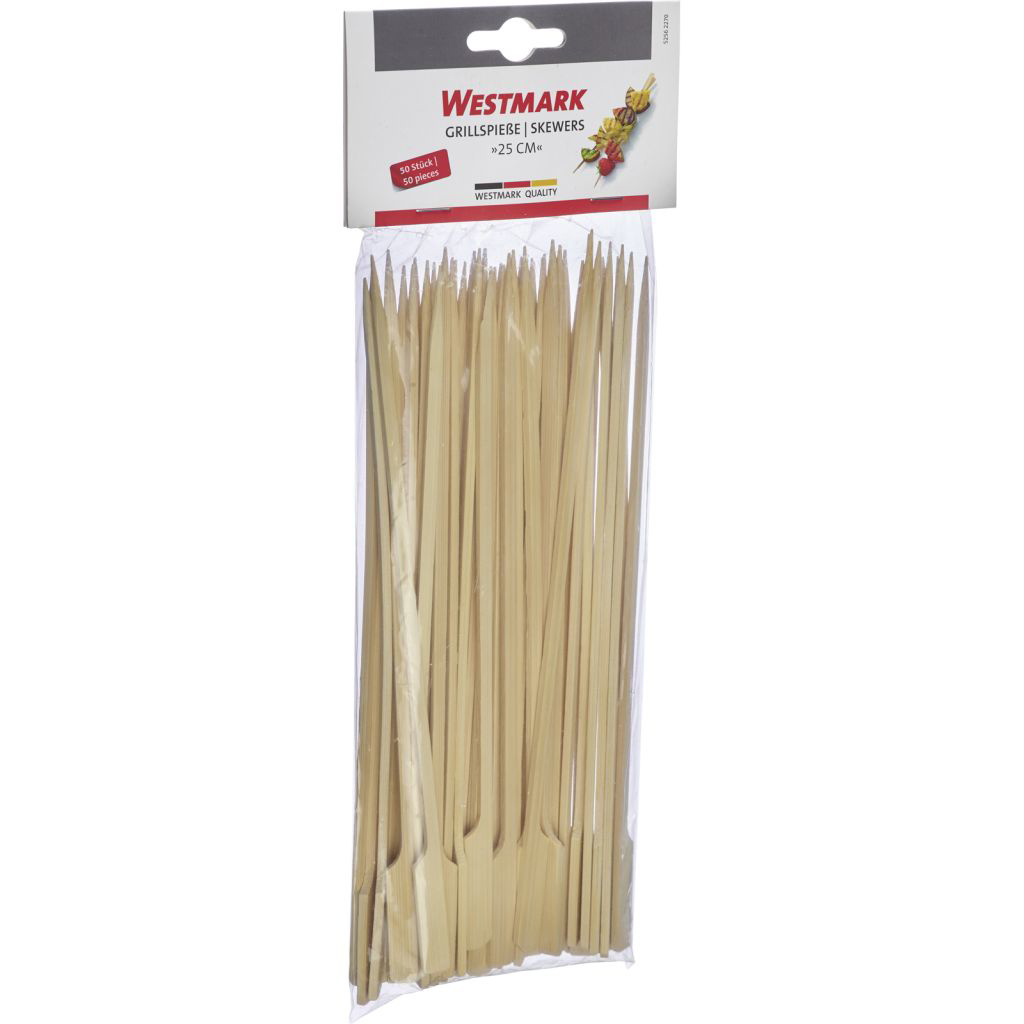 50 Fingerfood Sticks + Grillspieße »Woody«, 25 cm