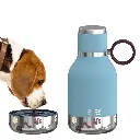 Isolierflasche für Hunde Blau