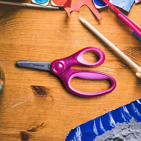 Kinderschere 13 cm mit abgerundeter Spitze