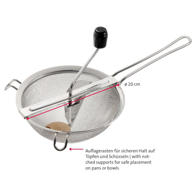 Passiersieb »Freches Früchtchen«, Ø 20 cm
