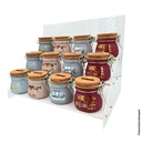 SET Sparglas MINI Weihnachten, 16 Stk, 4-fach sort
