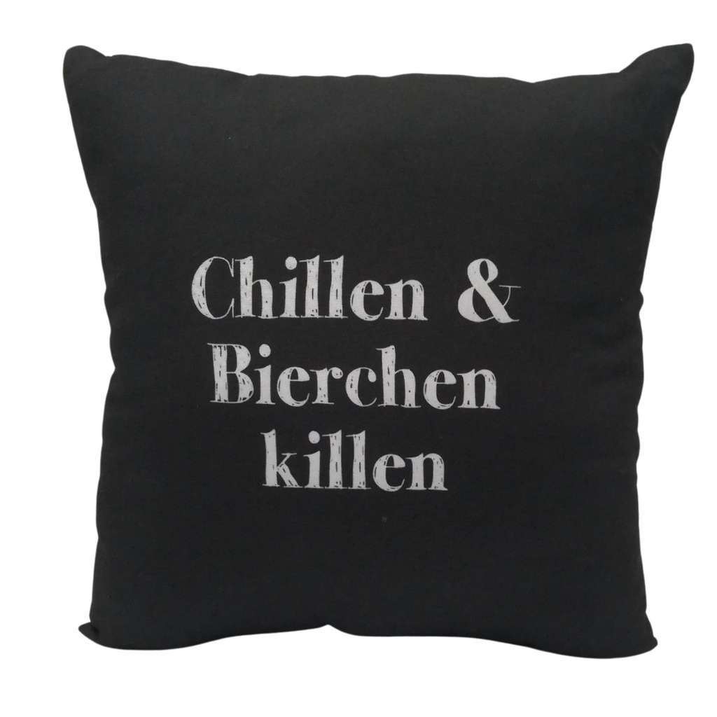 Kissen 25 x 25 cm mit Tasche, Männerkissen (4 Stk)
