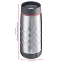 Thermo-Becher »Viva«, 400 ml, silber