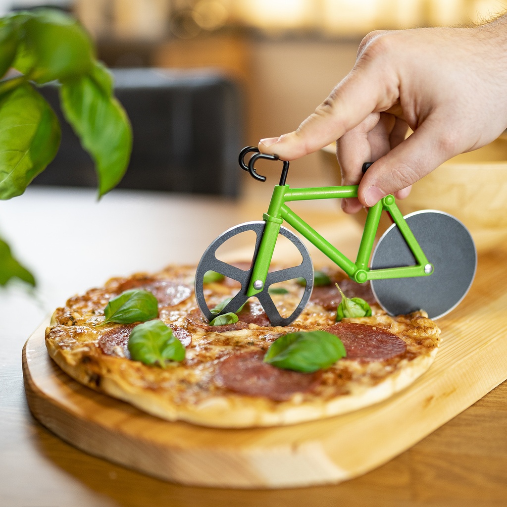 9 Pizzaschneider »Fuentez«, gelb, grün, rot, im Display
