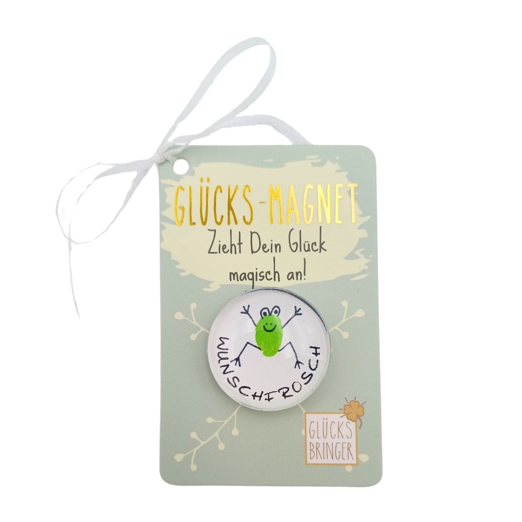 SET Frühlingsboten Glücks-Magnete, 30 Stück, 6-fach sortiert, inklusive Display