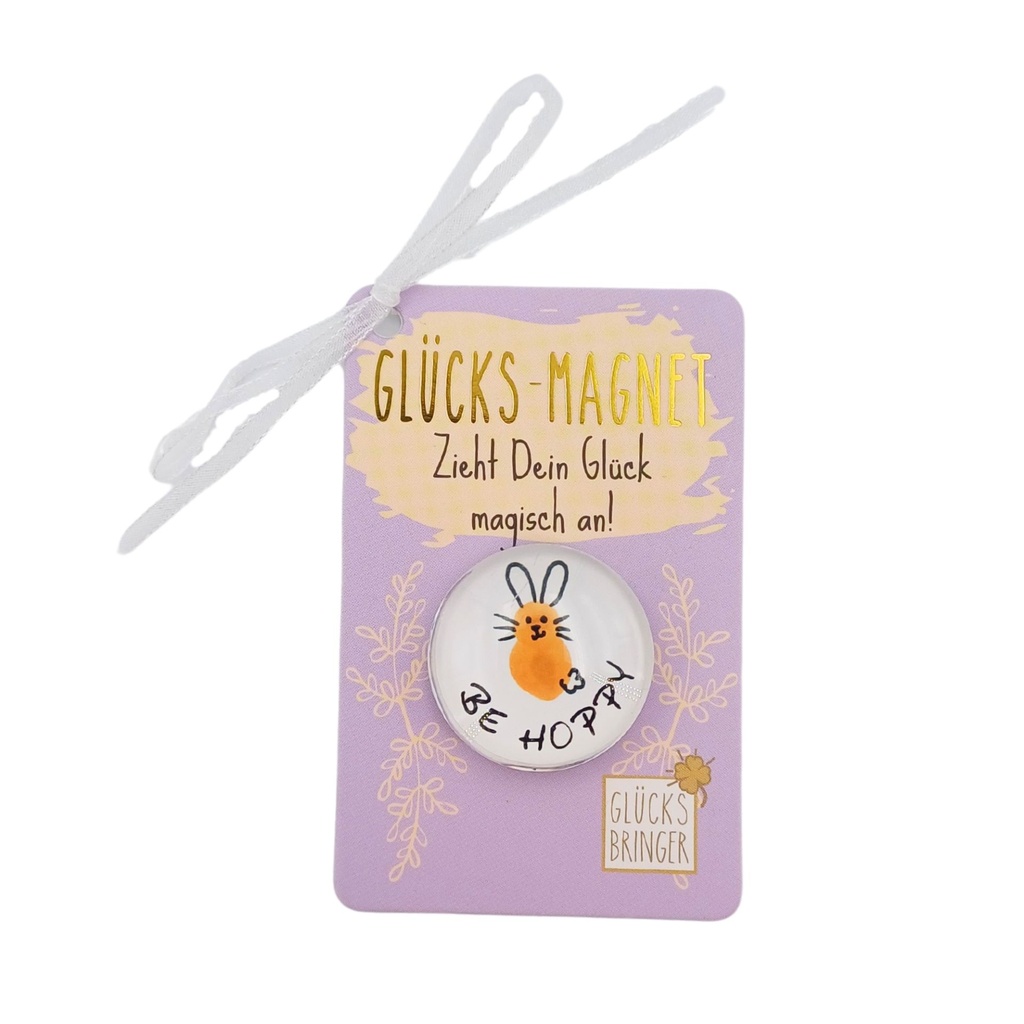 SET Frühlingsboten Glücks-Magnete, 30 Stück, 6-fach sortiert, inklusive Display