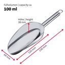 Edelstahlschaufel »Halia«, 50 ml