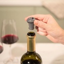 Weinpumpe schwarz (1 Pumpe, 3 Wein Stopper, 1 Ausgießer) Faltschachtel