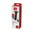 Weinpumpe schwarz (1 Pumpe, 3 Wein Stopper, 1 Ausgießer) Faltschachtel